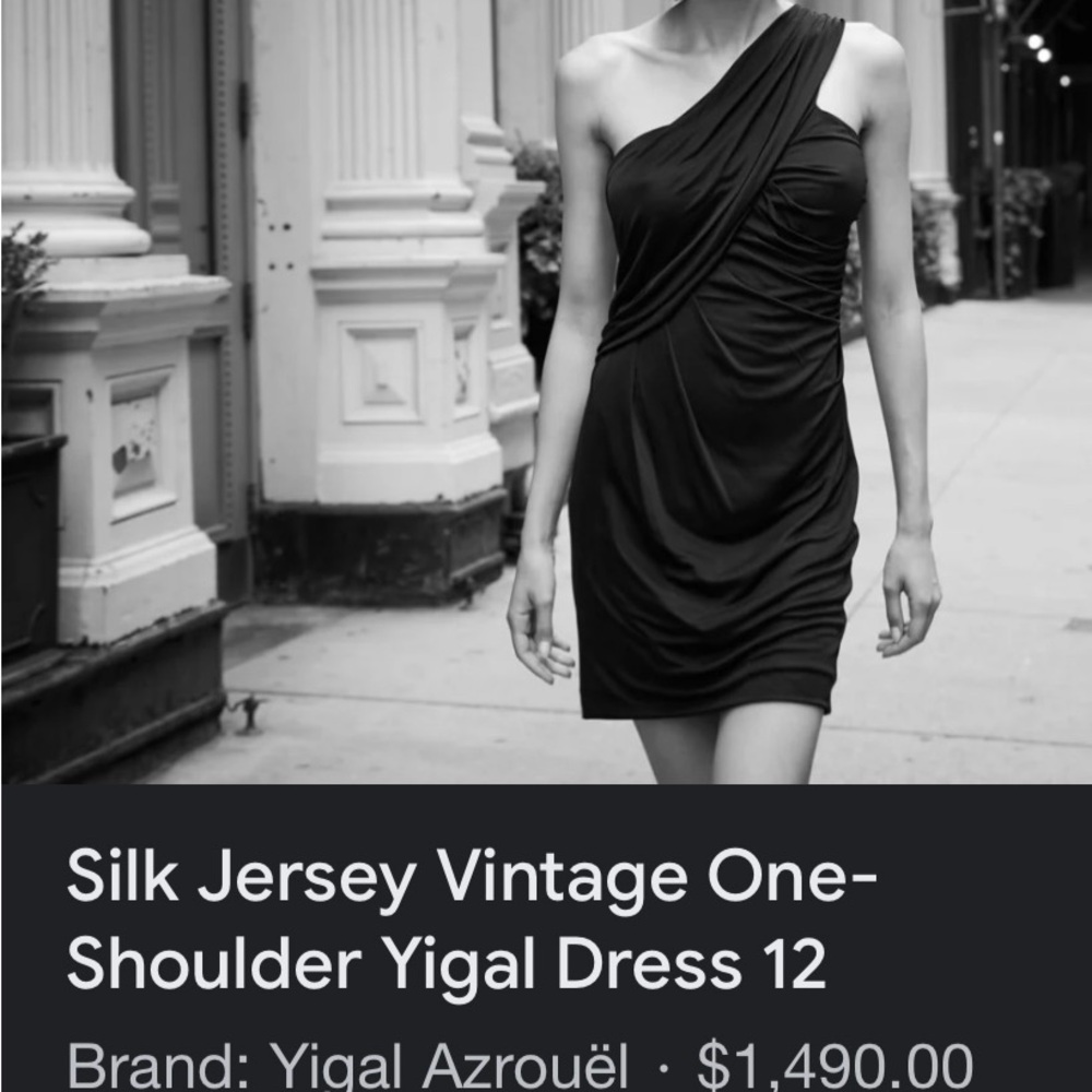 Yigal Azrouel Seafoam green One-Shoulder Dress